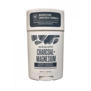 Schmidt's Natural Deodorant Charcoal + Magnesium 1.7 oz (48g)